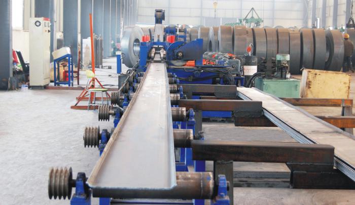 側(cè)板成型一次生產(chǎn)線